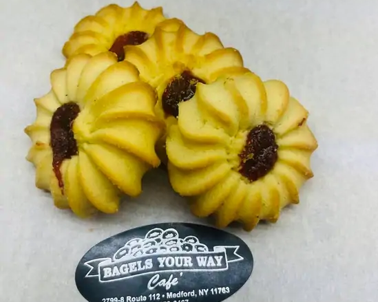 MINI Cherry Star Cookies  (4pcs)