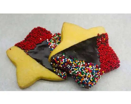 MINI Shortbread Star Cookies (2pcs)