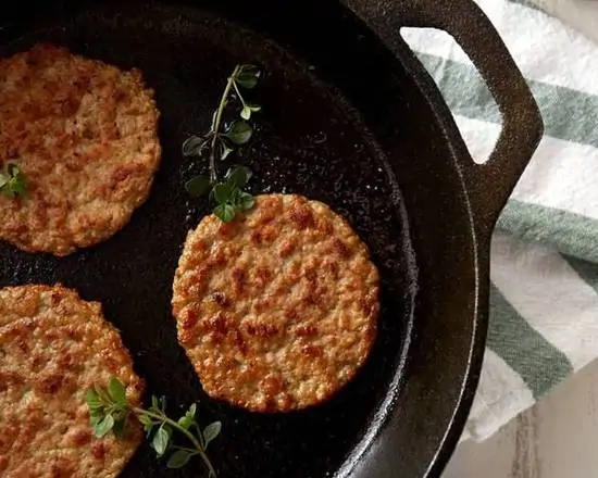 Tray of Sausage Patties