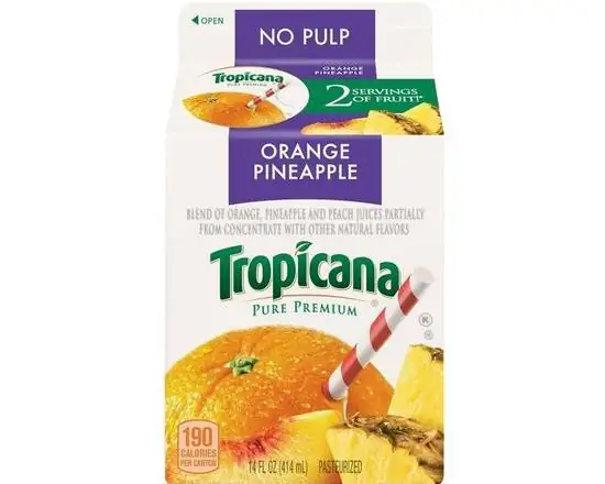 Tropicana OJ+Pineapple Classic Carton