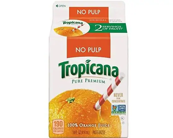 Tropicana Orange Juice Classic Carton
